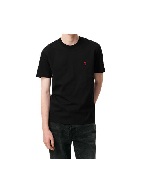 Ami de Coeur t-shirt organic cotton jersey nero Ami Paris | BFUTS035.724001 BLACK